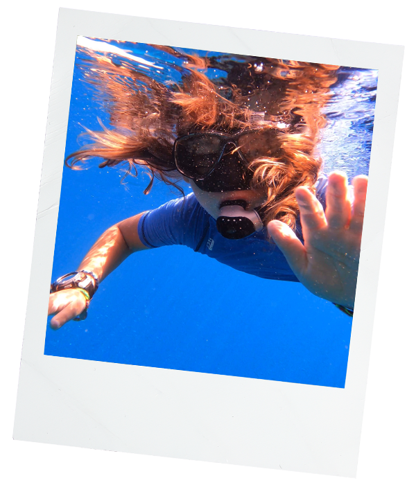 Snorkeling-Polaroid